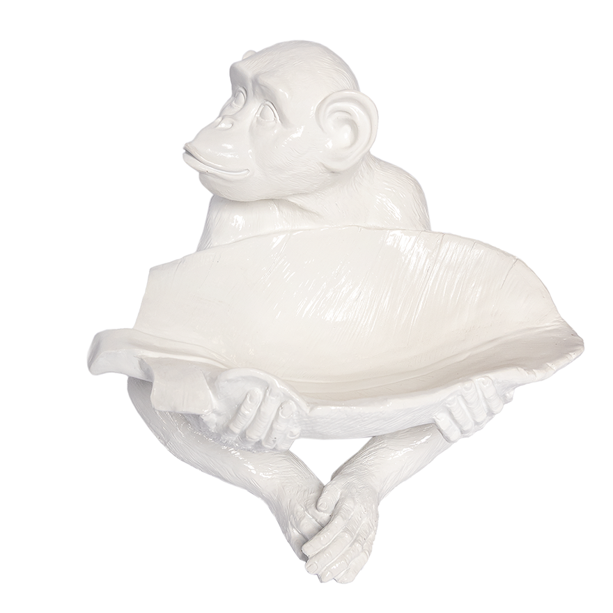 Monkey Sitting Leaf Bowl