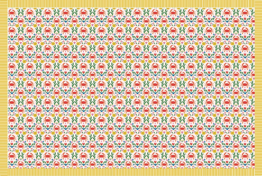Cannes Crab Tablecloth