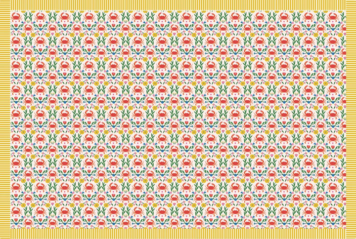 Cannes Crab Tablecloth