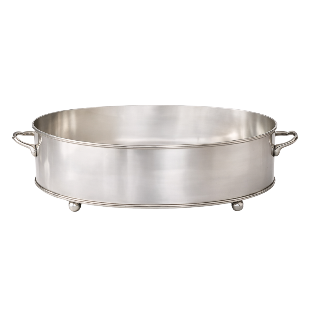 Pewter Oval Centrepiece Bowl