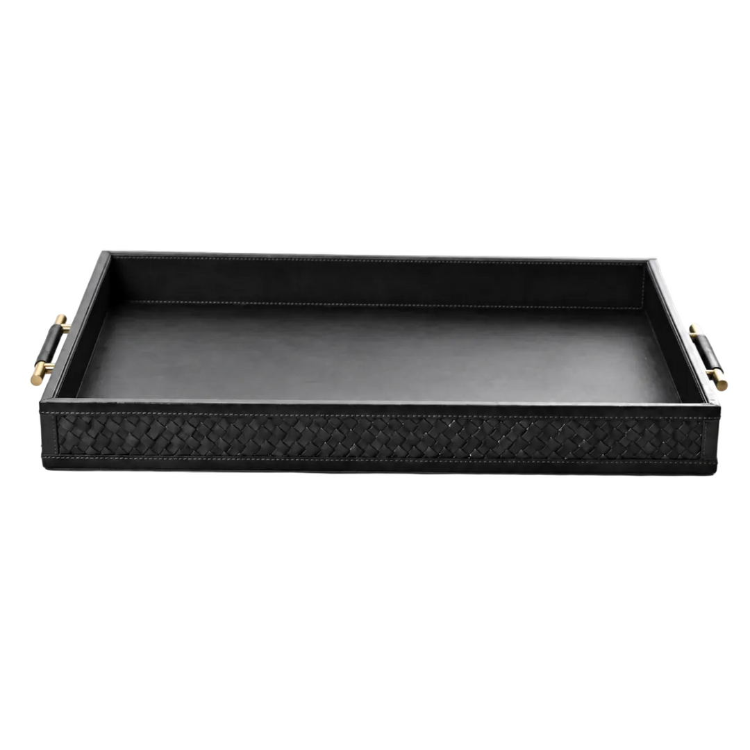 Genuine Leather Tray – Braided
