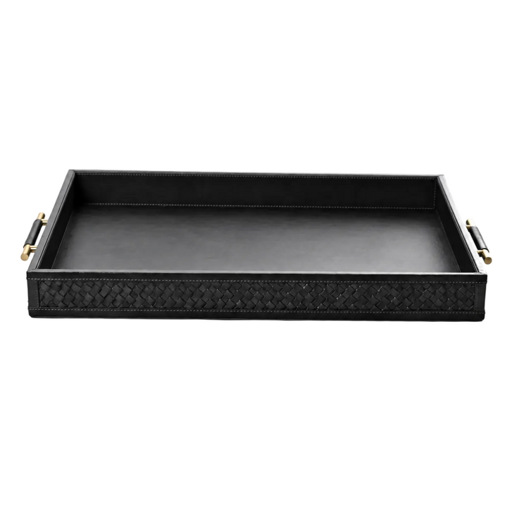 Genuine Leather Tray – Braided