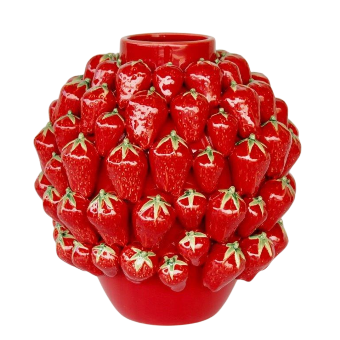 Ceramic - Strawberry Vase