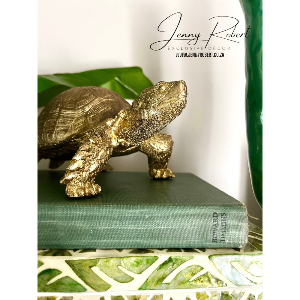 Tortoise Objet Gold