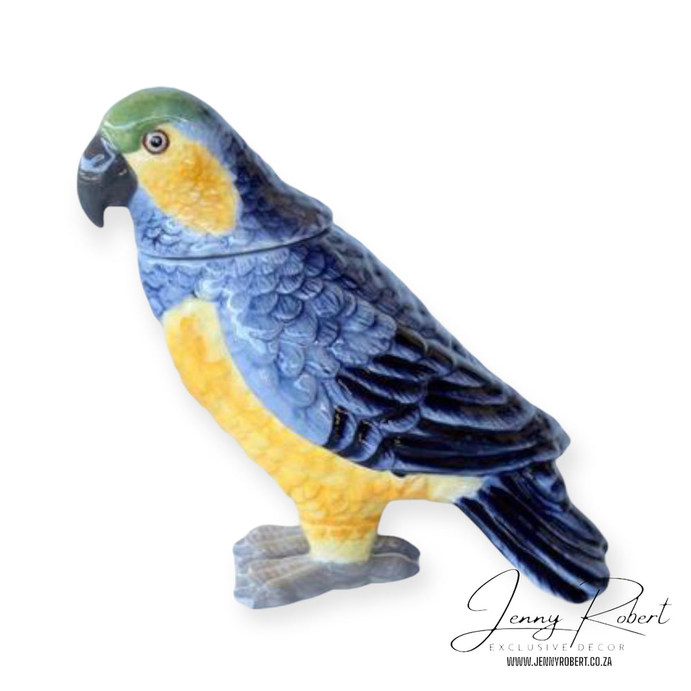 Ceramic Parrot Holder with Removable Head