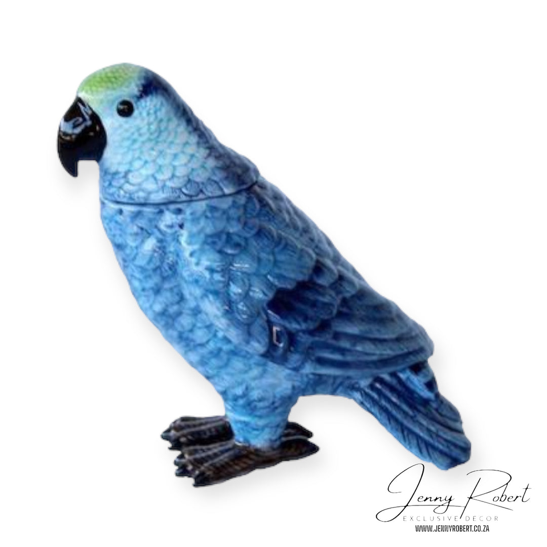 Ceramic Parrot Holder with Removable Head