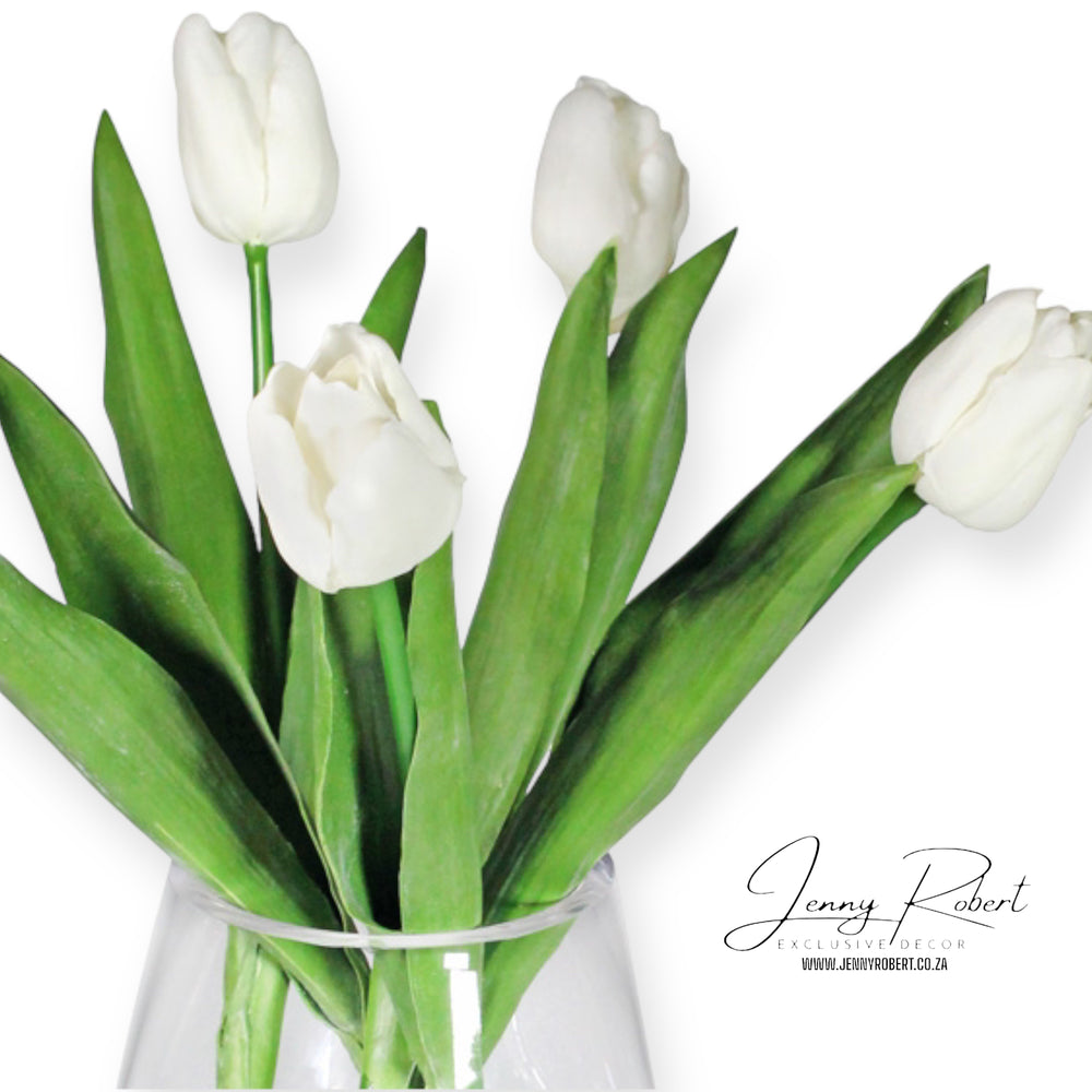 Tulip Bouquet Arrangement White