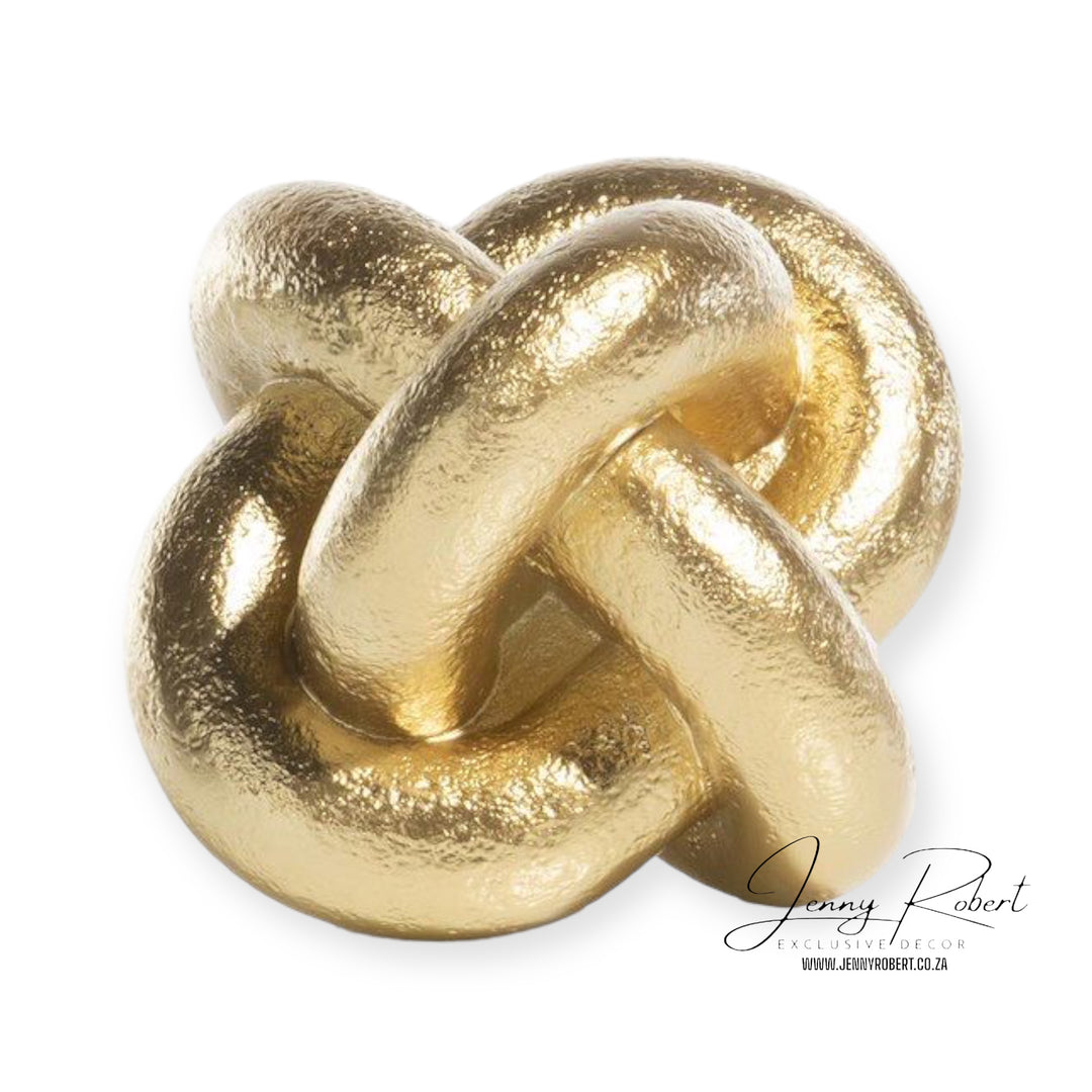 Gold Infinity Knot Objet (SALE)