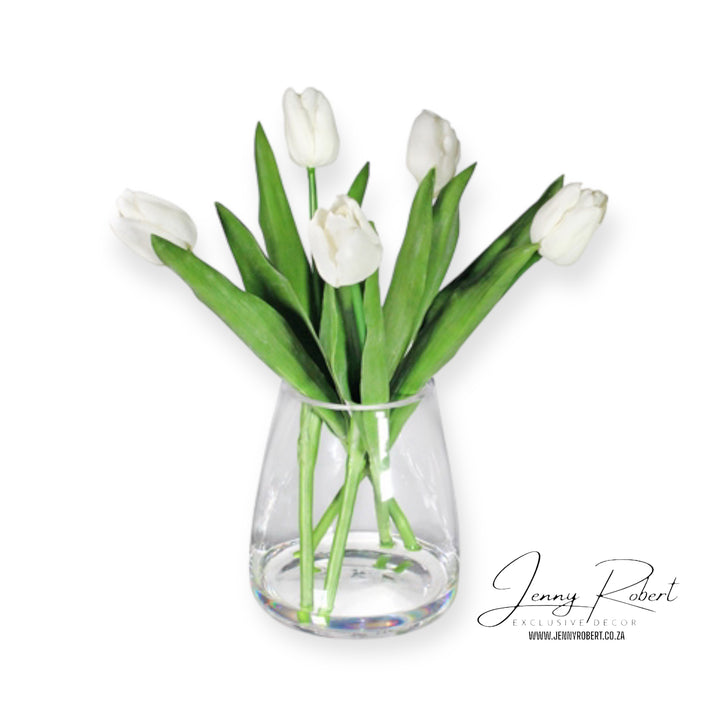 Tulip Bouquet Arrangement White