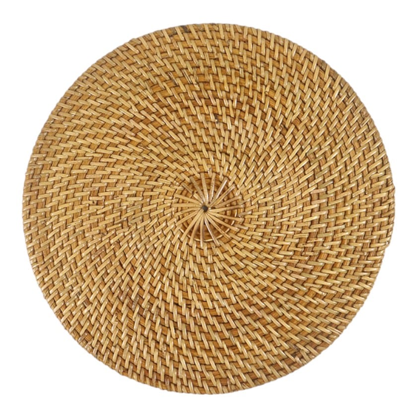 Rattan Round Placemats - Various Colours