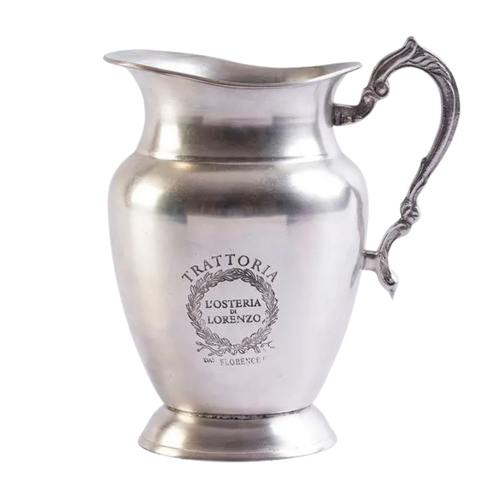 Antique Pewter Jug Florence