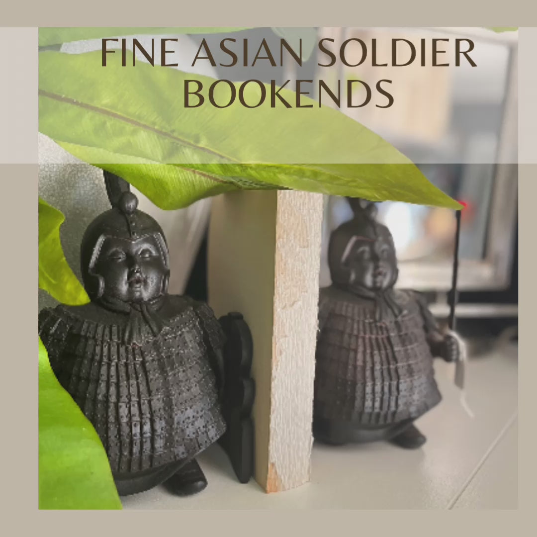 Bookends Fine Asian Soldiers S/2 (SALE)