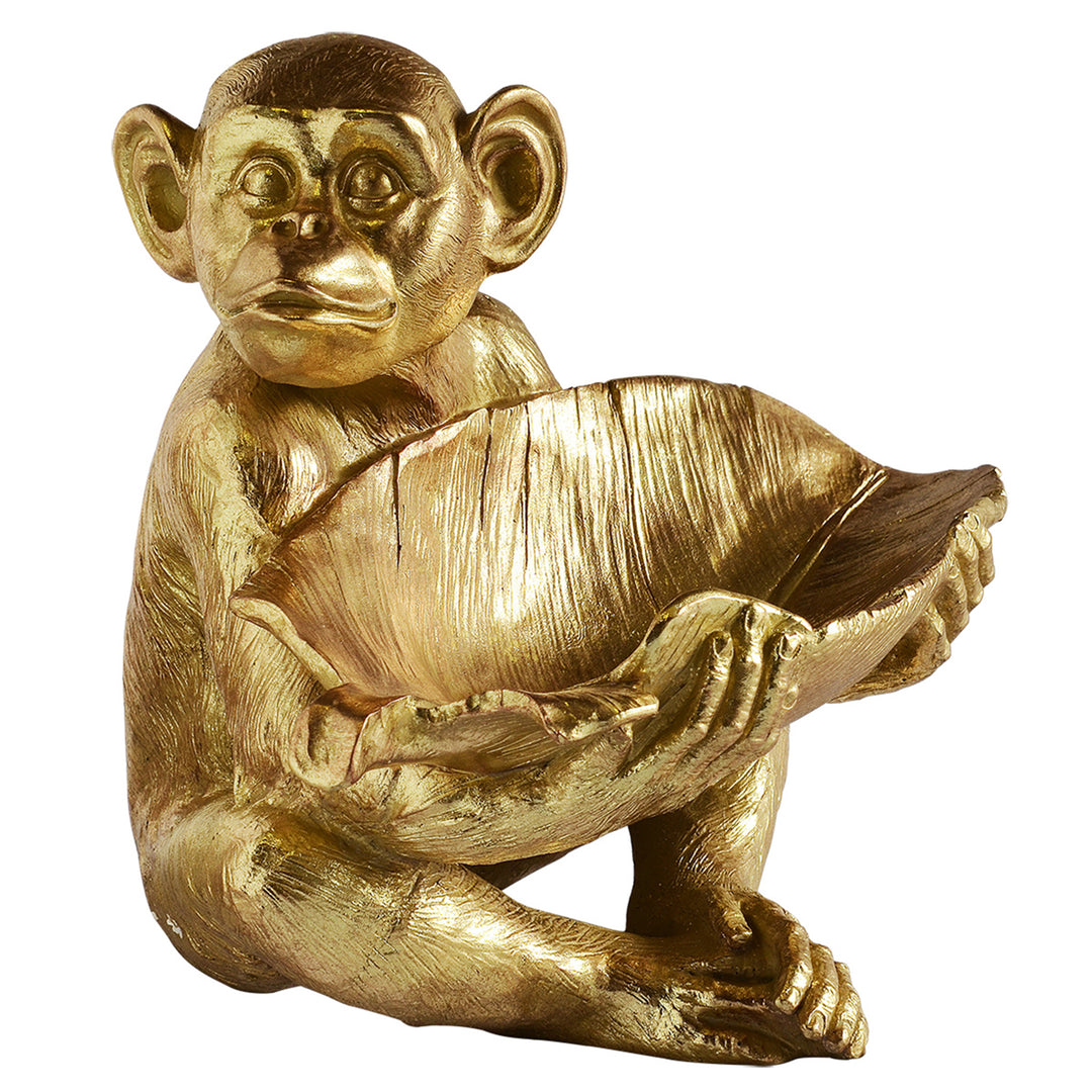 Monkey Sitting Leaf Bowl
