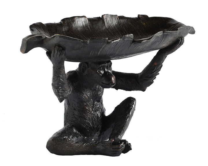 Monkey Leaf Tea Light Holder (Resin)