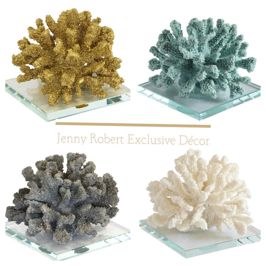 Coral Classic on Glass Stand