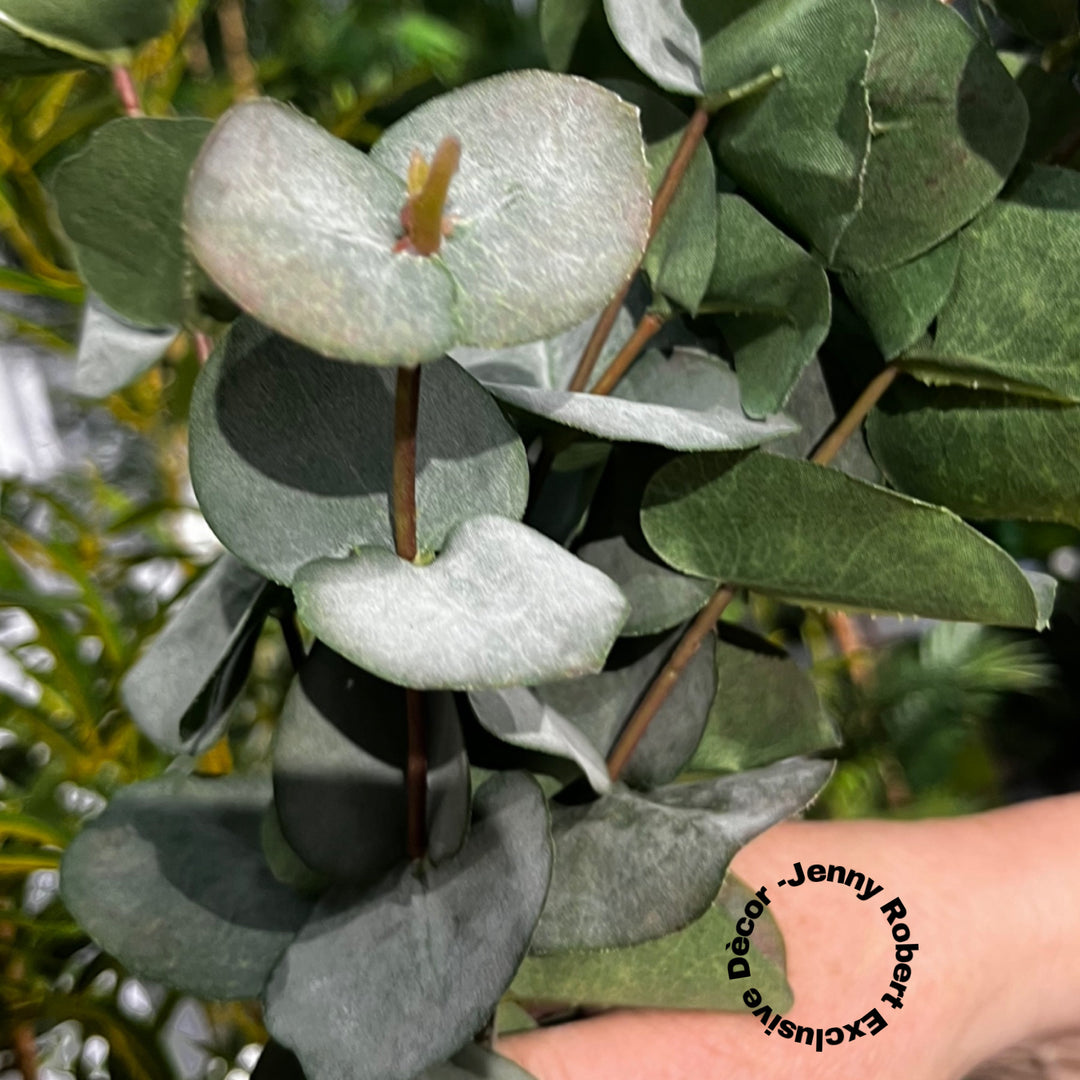 Faux Eucalyptus Spray (Green Grey)