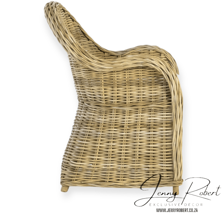 Chair Rounded Thick Rattan