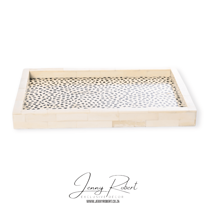 Tray Bone with Black Speckled Pattern (MED)