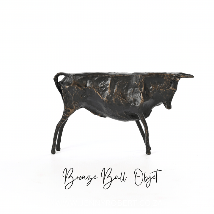 Bronze Abstract Bull Objet