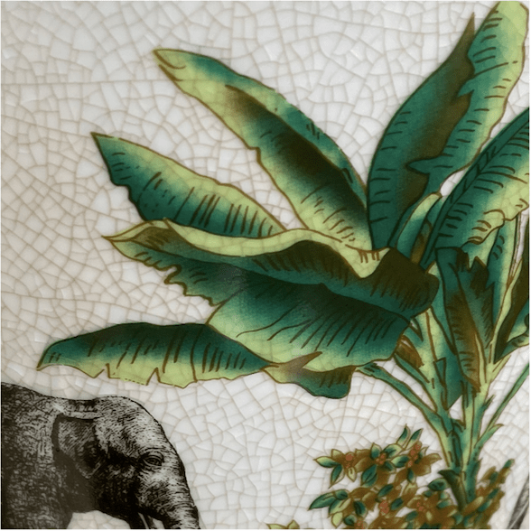 FootBath Elephant Palm Ceramic  (44cm) SALE
