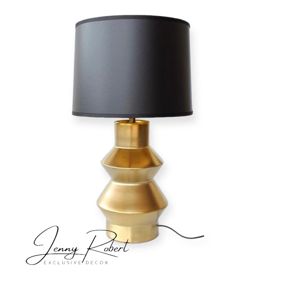 Lamp Base Luxe Gold With Shade