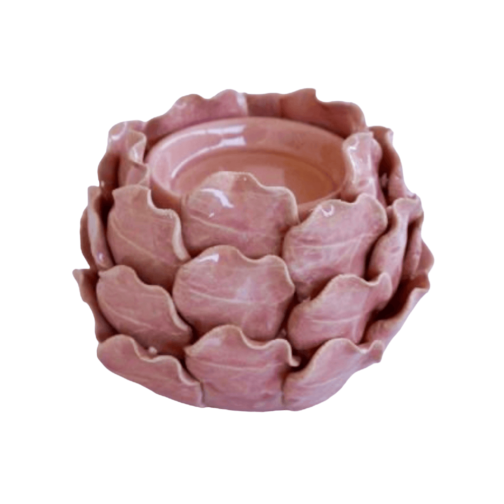 Ceramic Petal Tea Light Holder