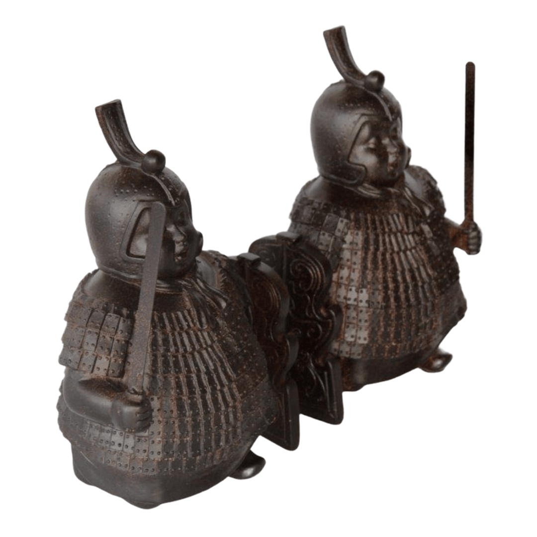 Bookends Chinese Soldiers