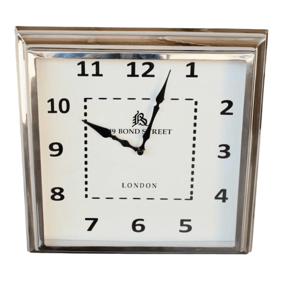 Wall Clock Classic - Silver LRG (35cm)