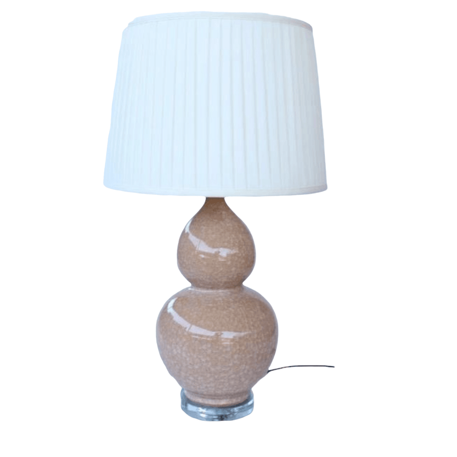 Lamp Marbled Blush with Shade (72cm)