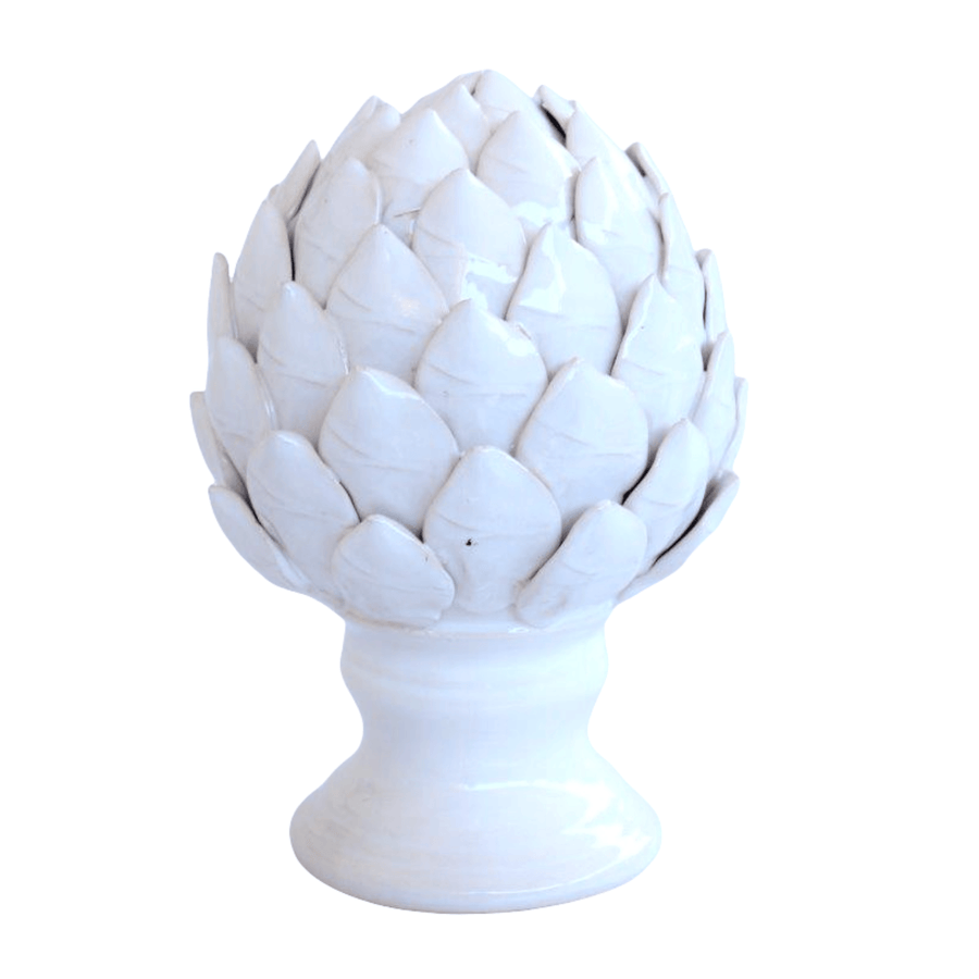 Artichoke Ornament White (MED)