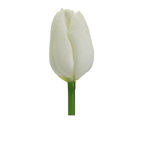 Faux White Tulip Arrangement White (30cm)