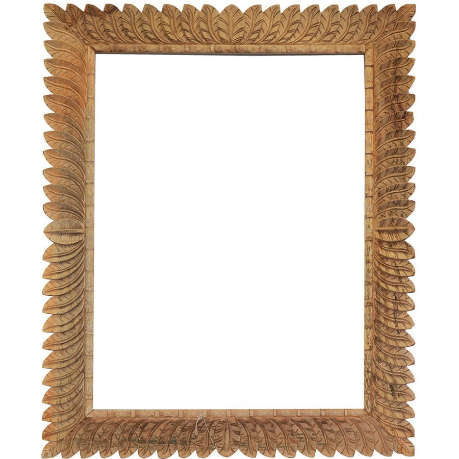 Frame Only - Raw Carved Palm Design (1.8 x 1.4) XL