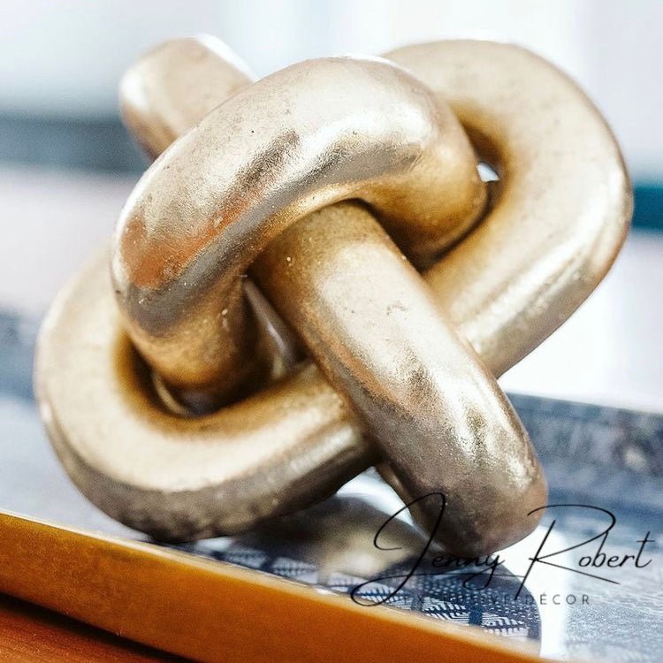 Gold Infinity Knot Objet (SALE)