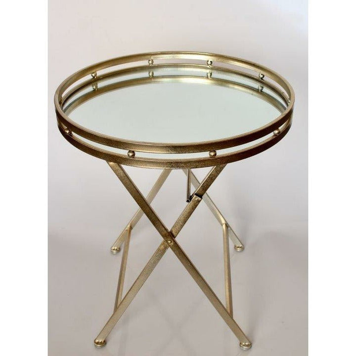 Butler&rsquo;s Tray Mirrored Champagne Gold