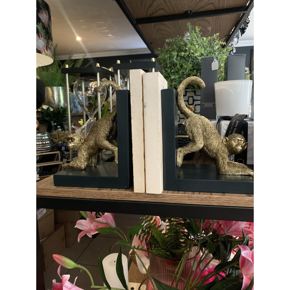 Bookends Gold Monkey