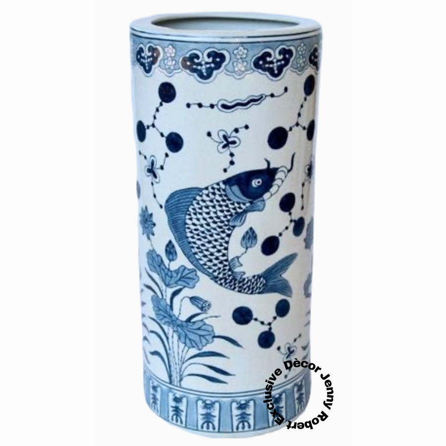 Umbrella Holder Ceramic Fish