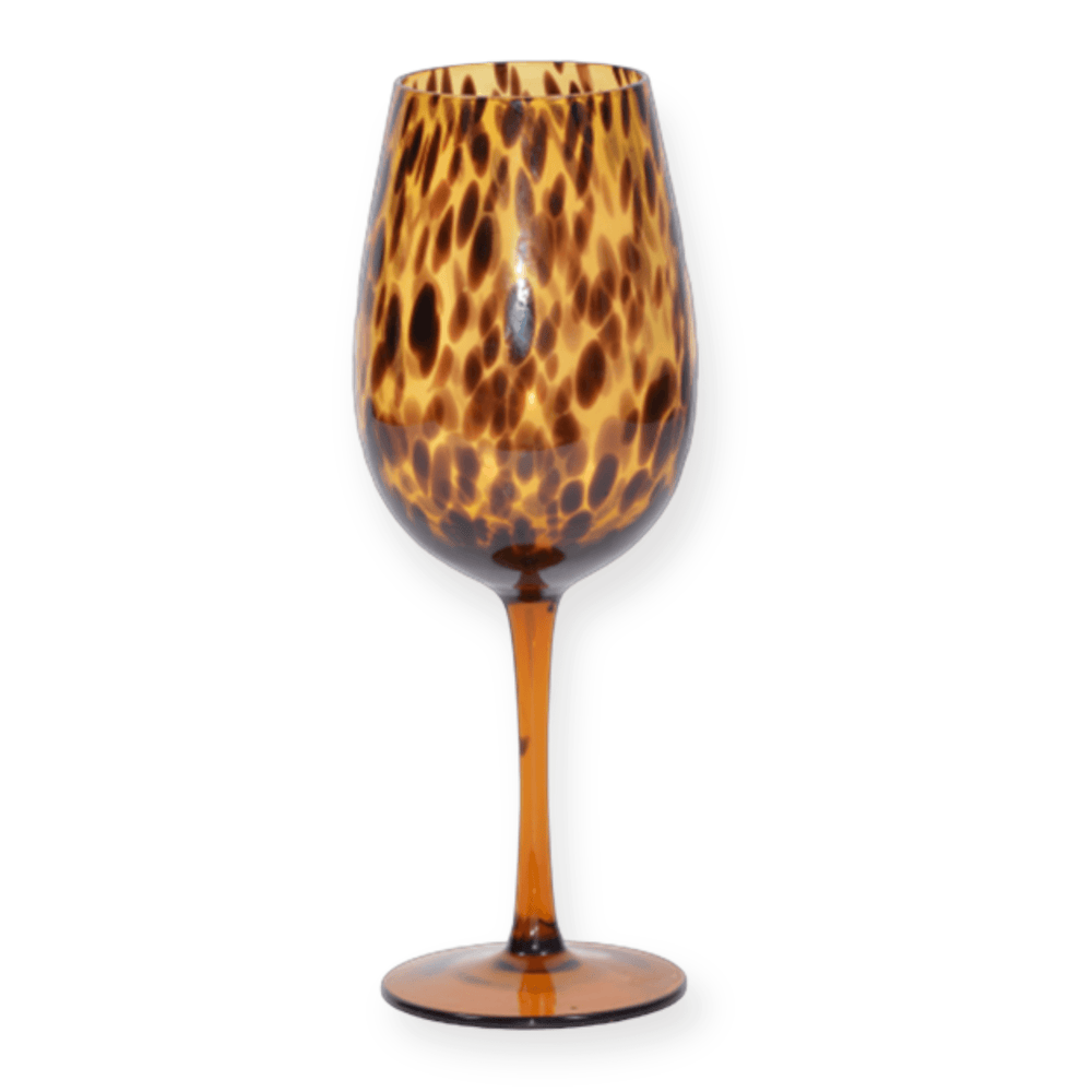 Wine Glass Tortoiseshell S/4
