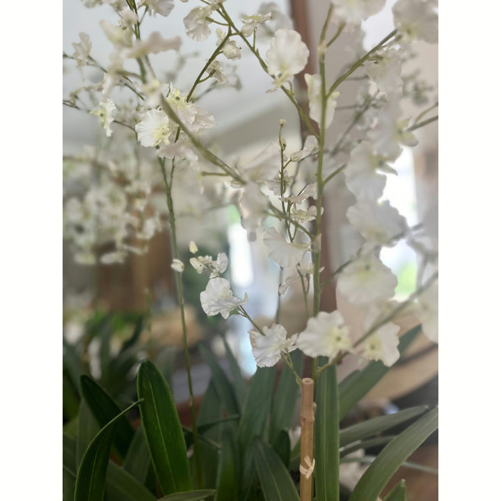 Faux Dancing Orchid Arrangement