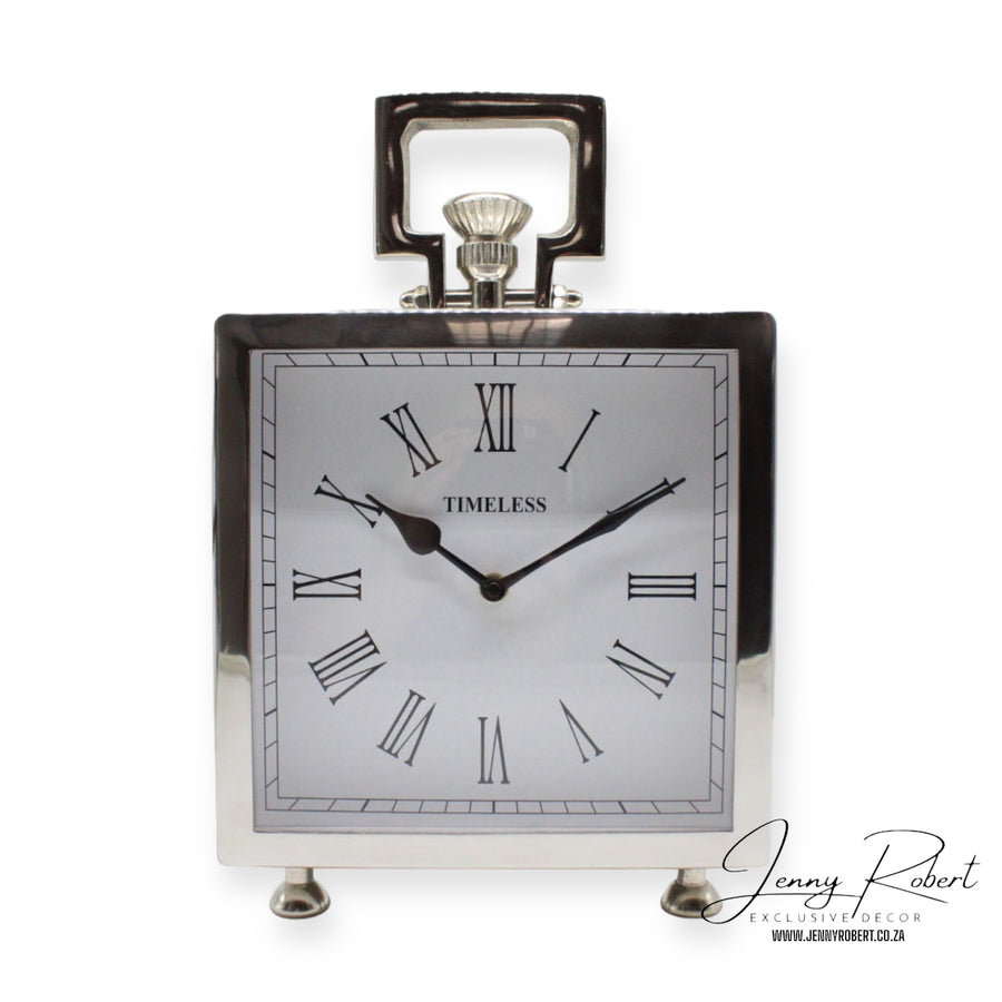 Clock Classic Silver Nickel LRG (33cm)