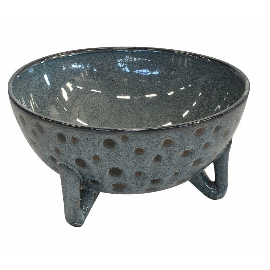 Ceramic Bowl Blue Jewel Finish
