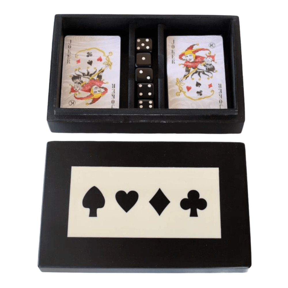 Games - Decorative Card and Dice Box