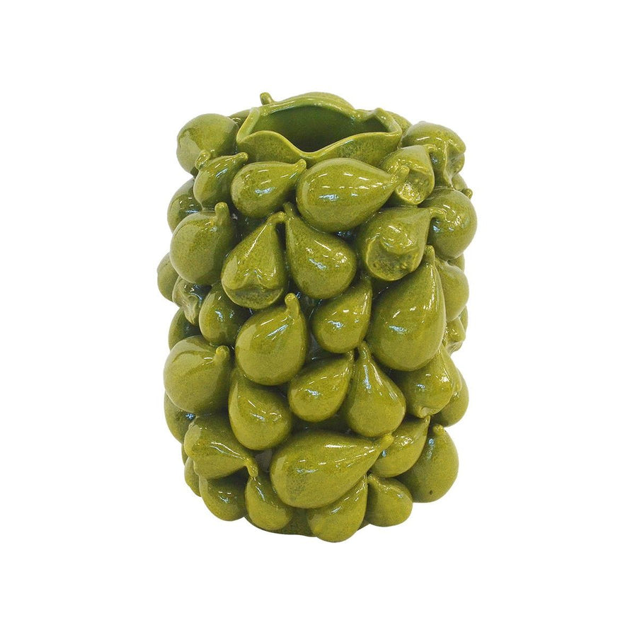 Vase Ceramic Fig Tall (Green)