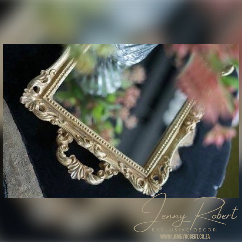 Mirrored Tray Gold French