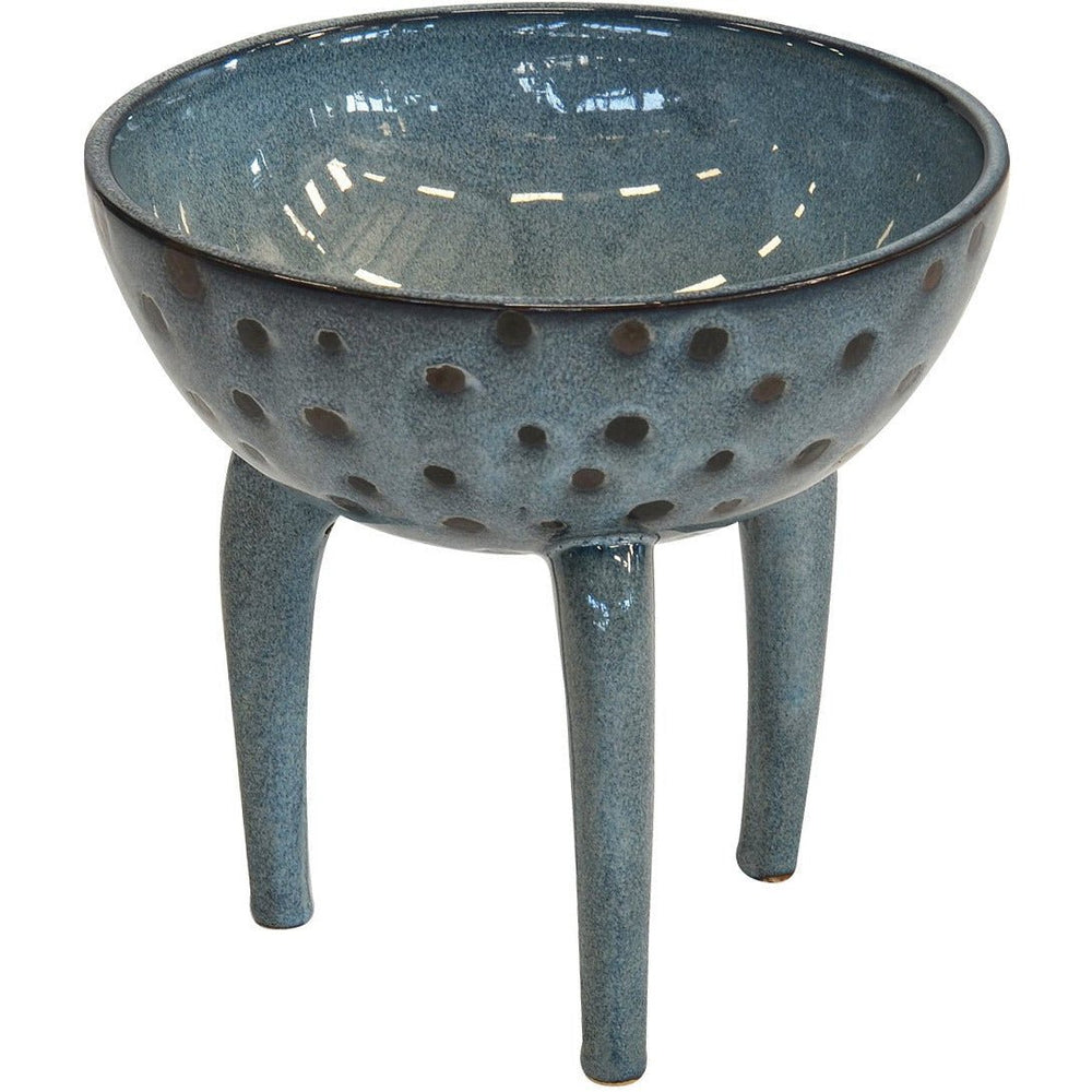 Ceramic Bowl Blue Jewel Finish